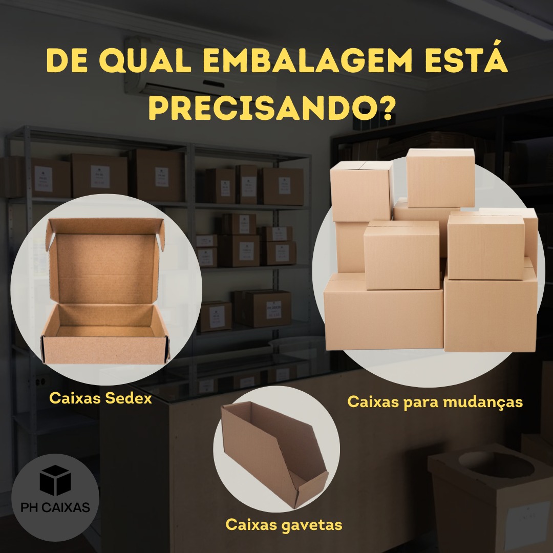Caixas de papelão - modelo 2