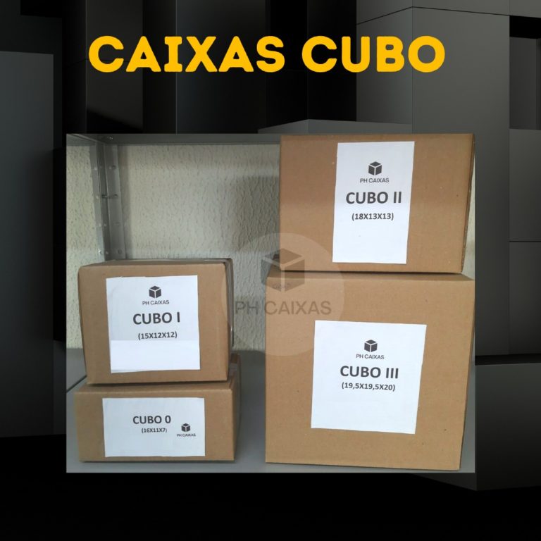 Caixas de papelão - modelo 3