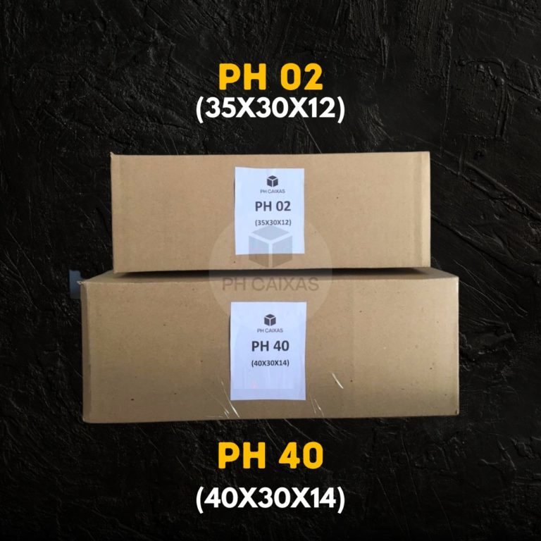 Caixas de papelão - modelo 5